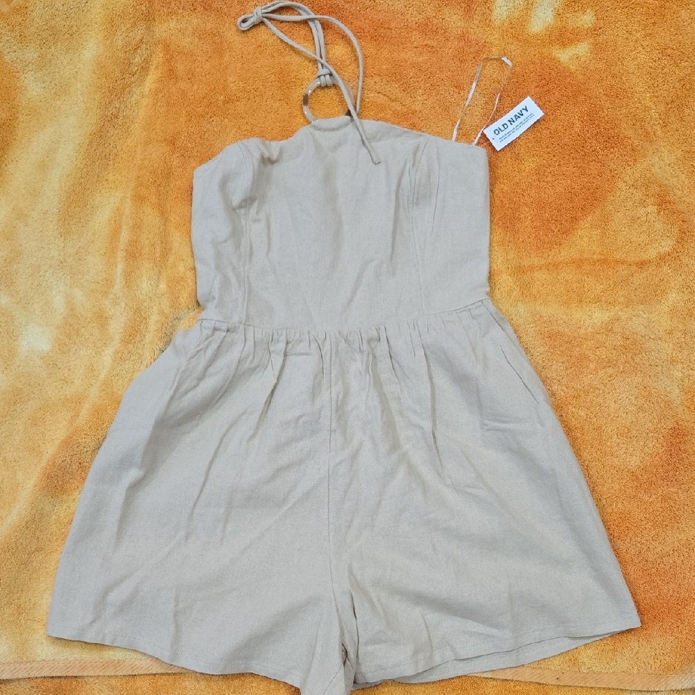 Beige Romper